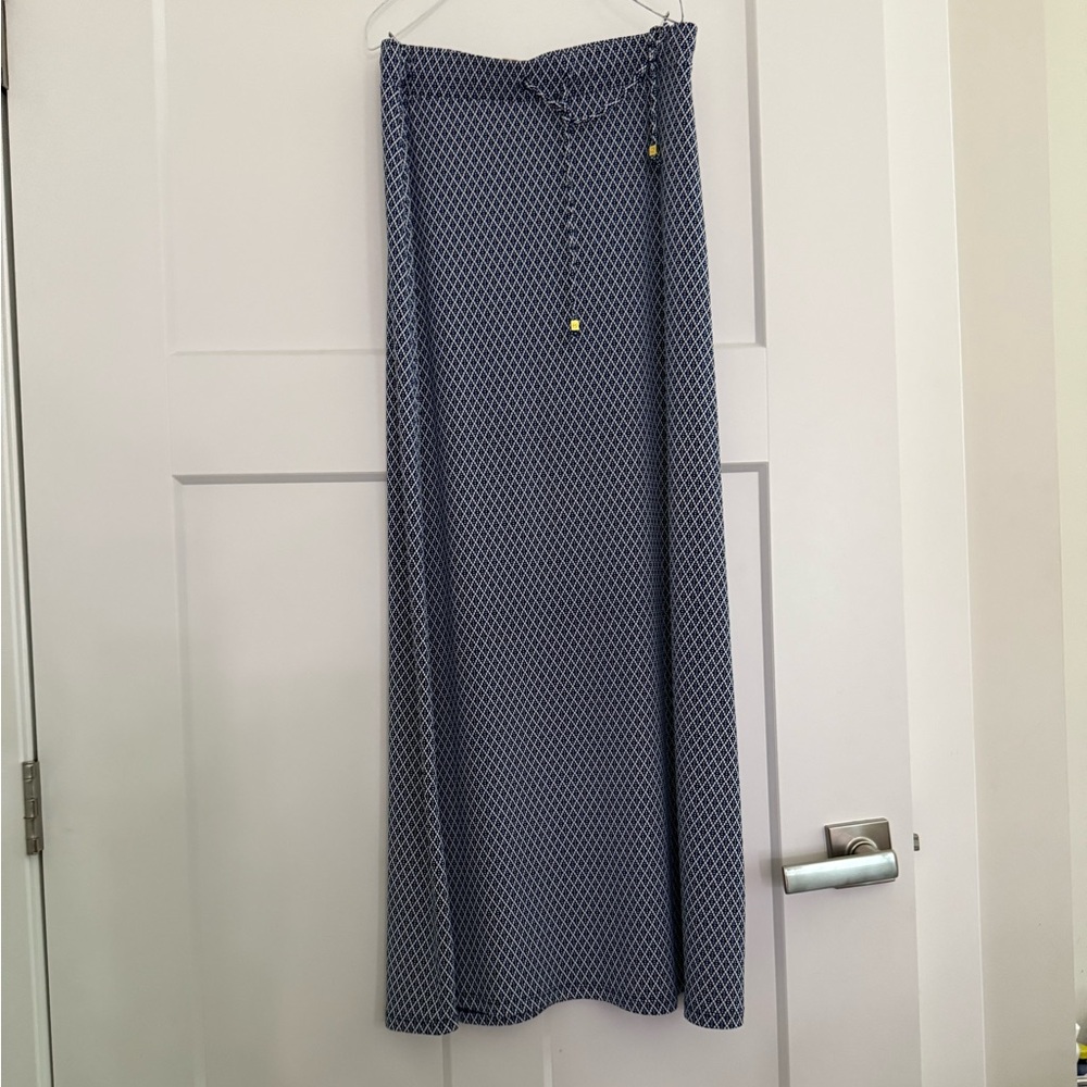 Michael Kors Blue Maxi Pencil Skirt Casual